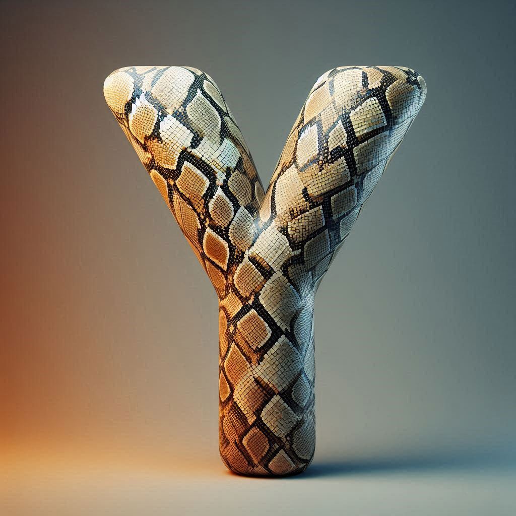 Snake leather — litera Y