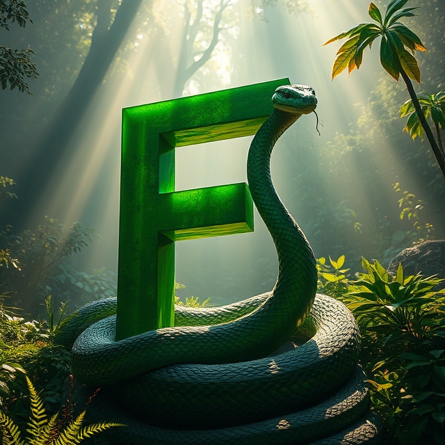 Snake — litera F