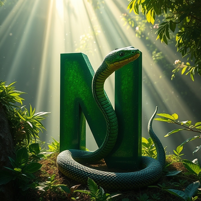 Snake — litera N