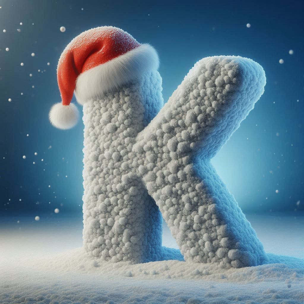 Snow 3 — litera K (wariant 2)