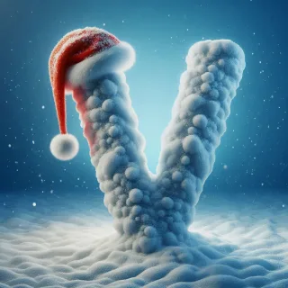 Snow 3 — litera V (wariant 2)