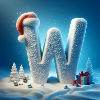 Snow 3 — litera W