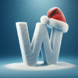 Snow 3 — litera W (wariant 2)