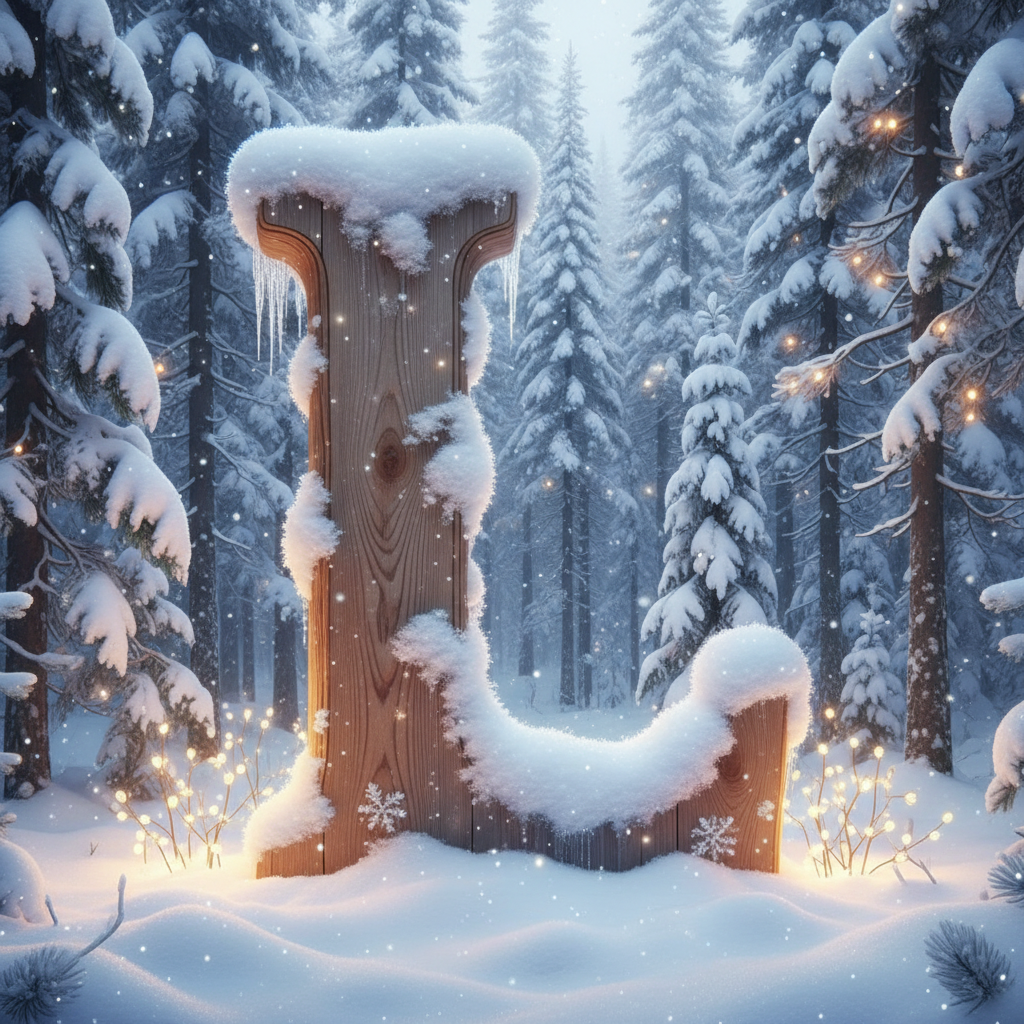 Snow-covered forest — litera L