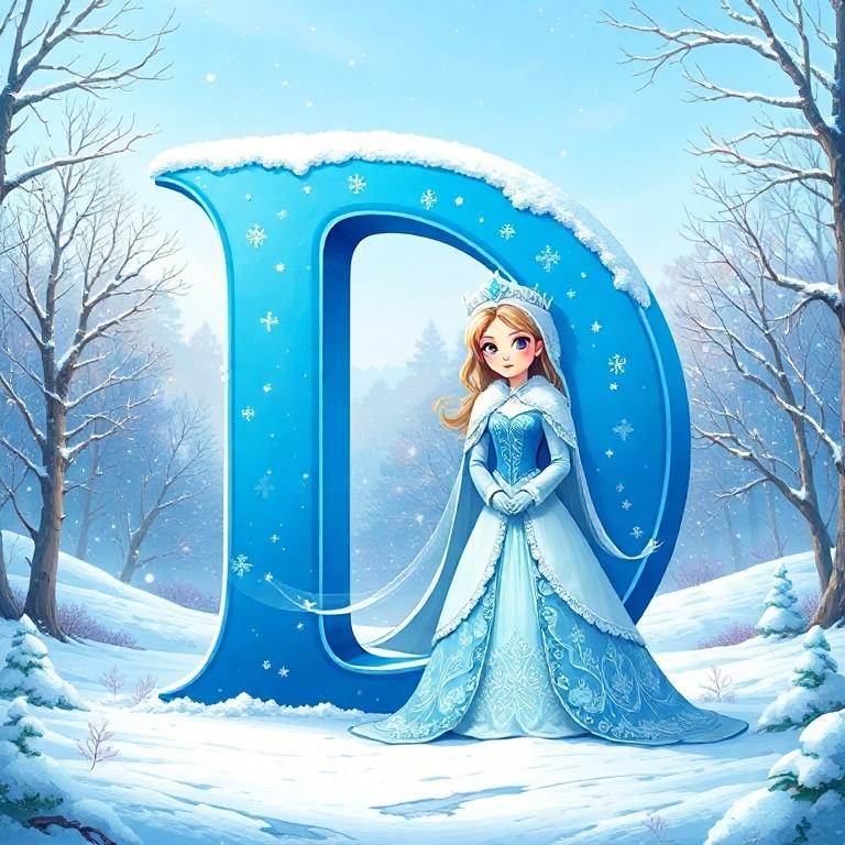Snow queen — litera D