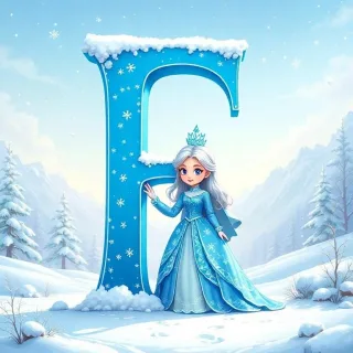 Snow queen — litera F
