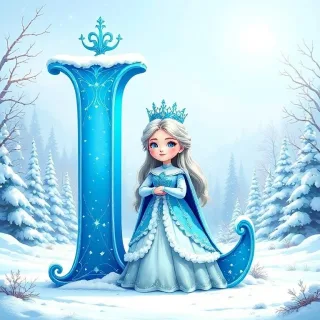 Snow queen — litera L