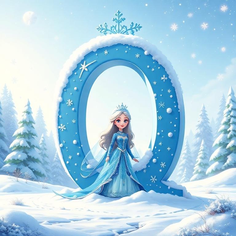Snow queen — litera Q