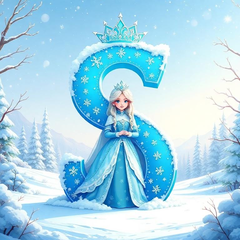 Snow queen — litera S