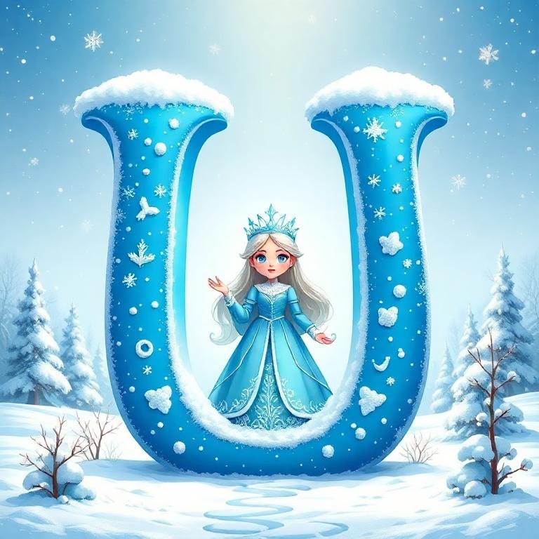 Snow queen — litera U