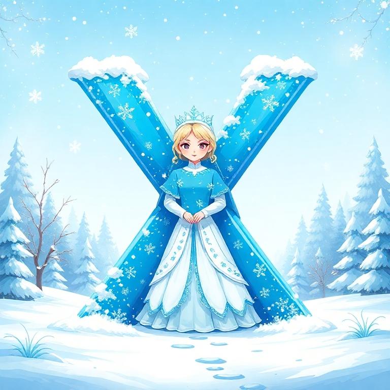Snow queen — litera X