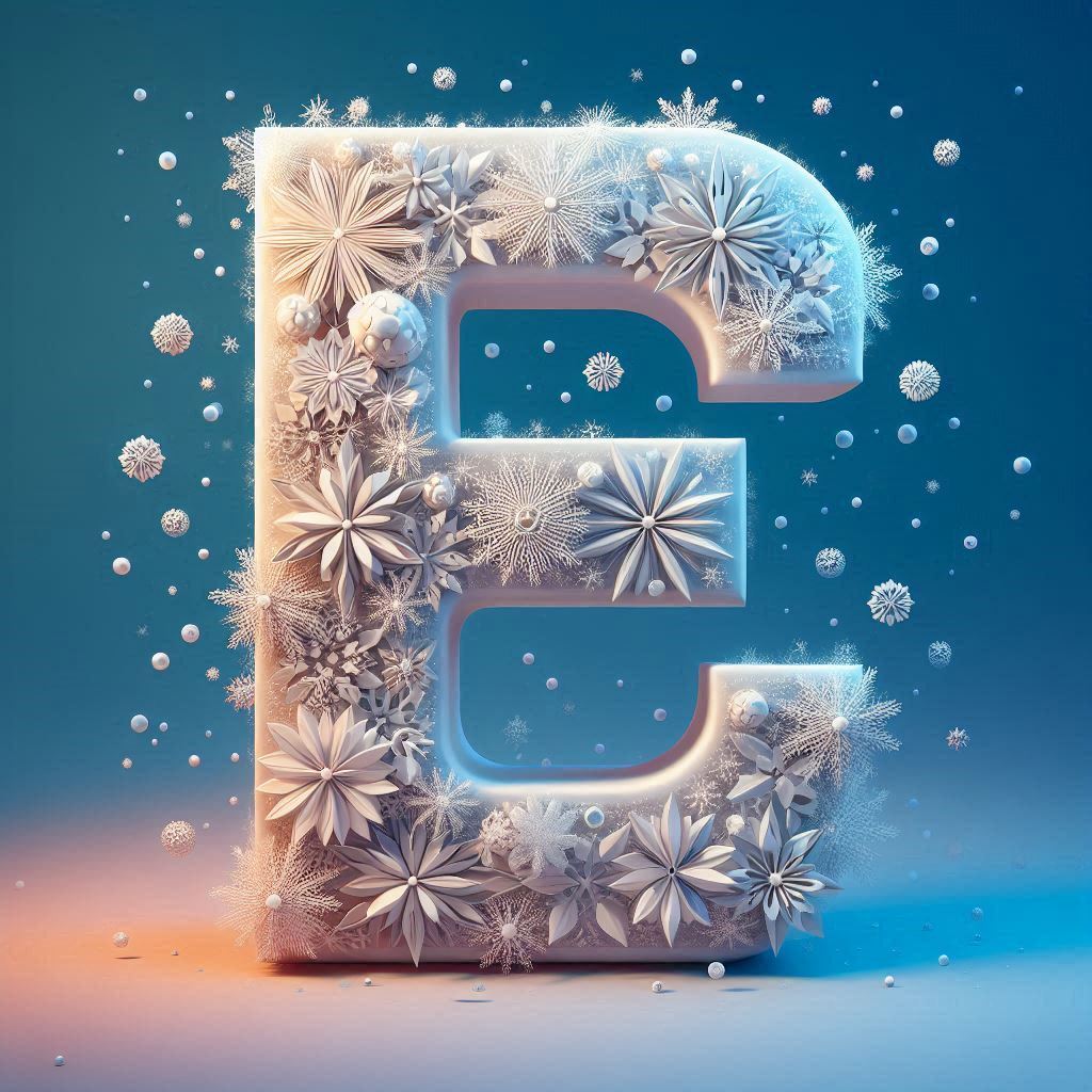 Snow — litera E