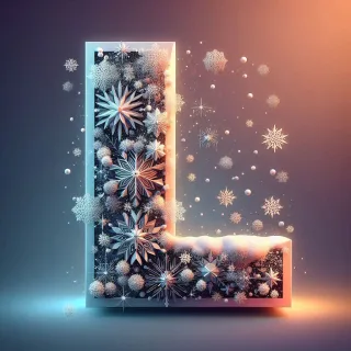 Snow — litera L