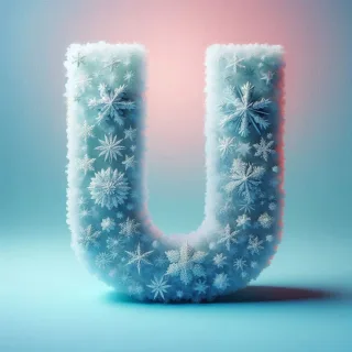 Snow — litera U