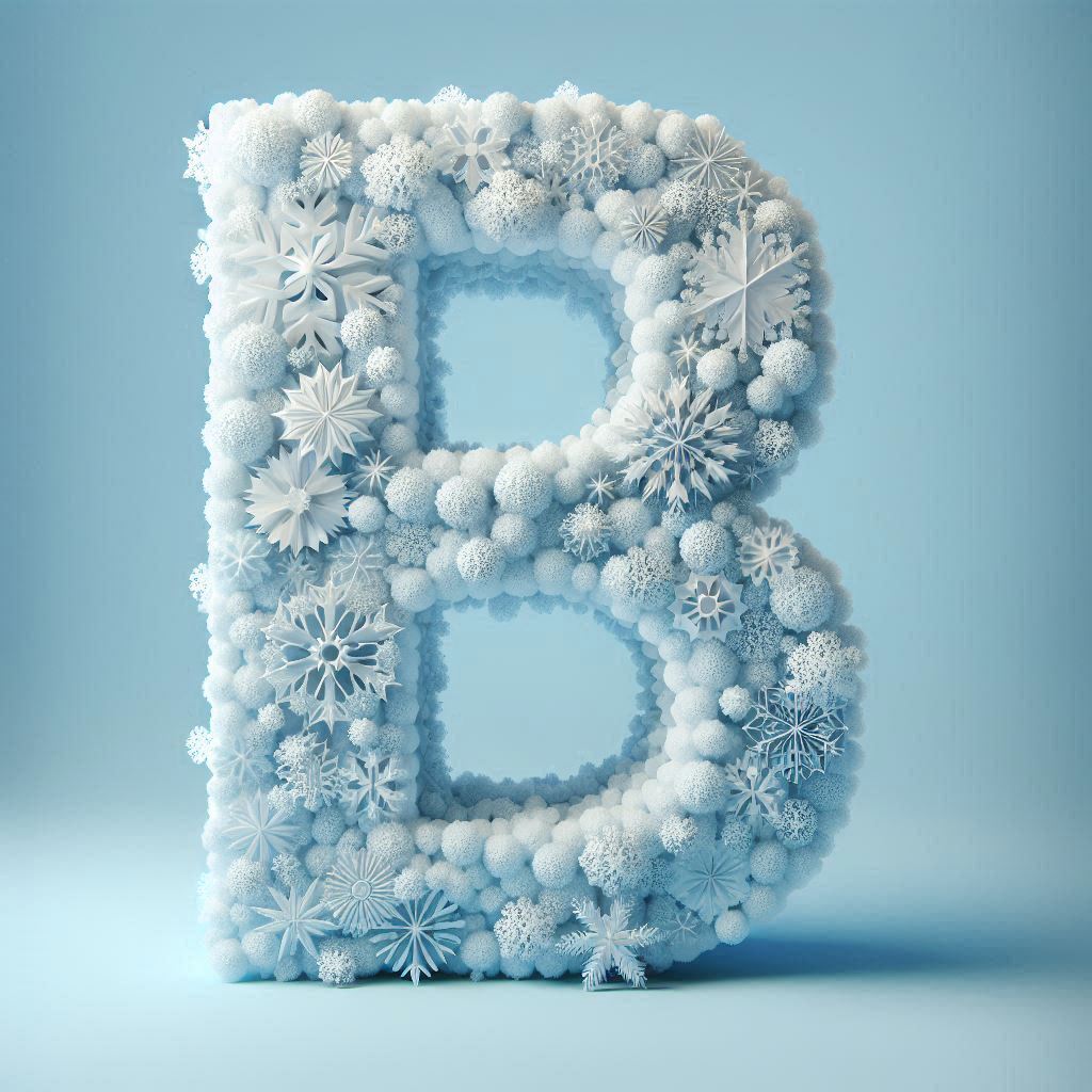 Snowflakes — litera B