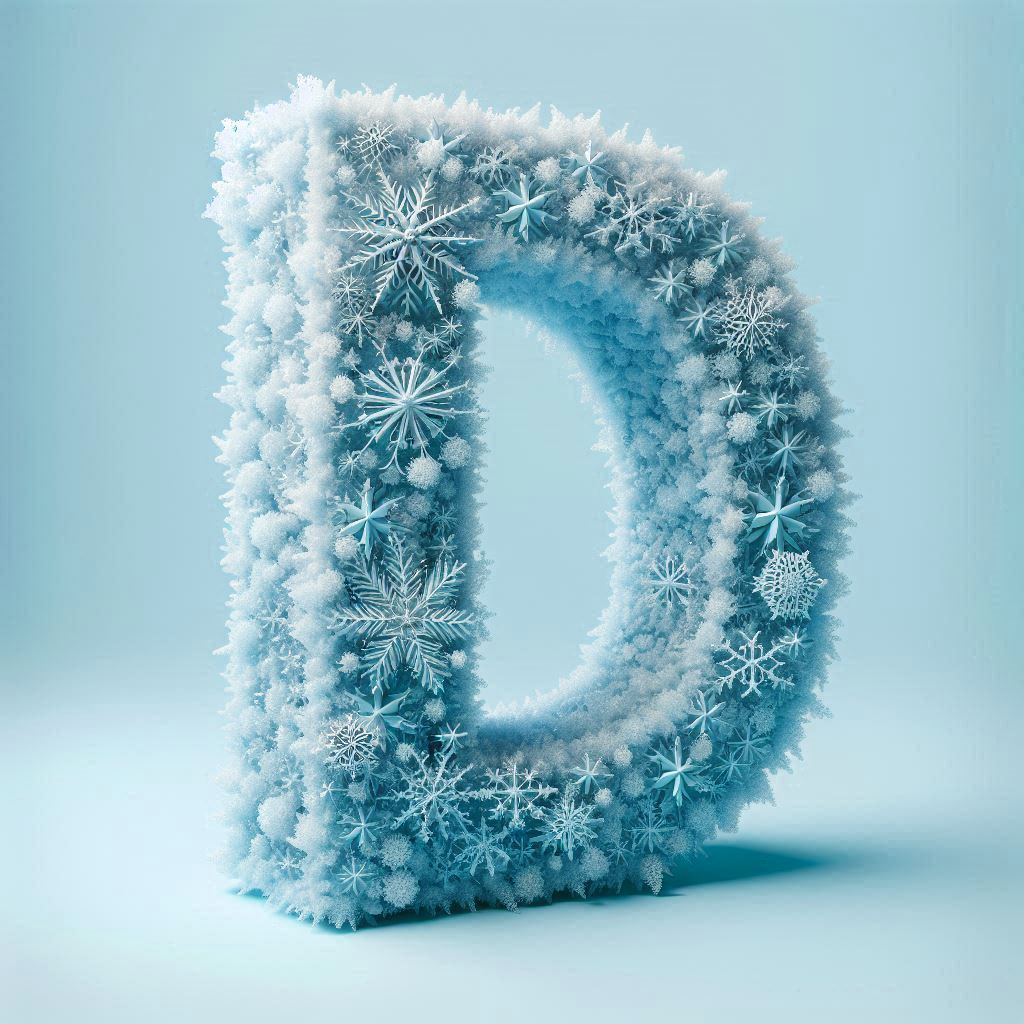 Snowflakes — litera D