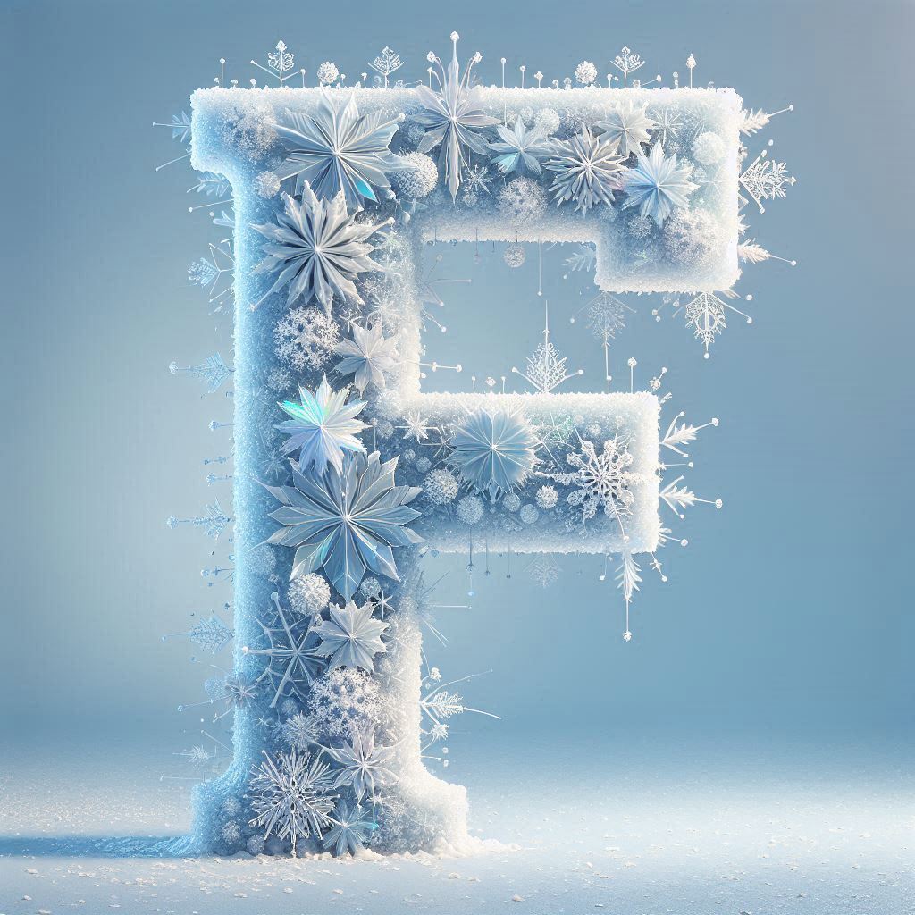 Snowflakes — litera F