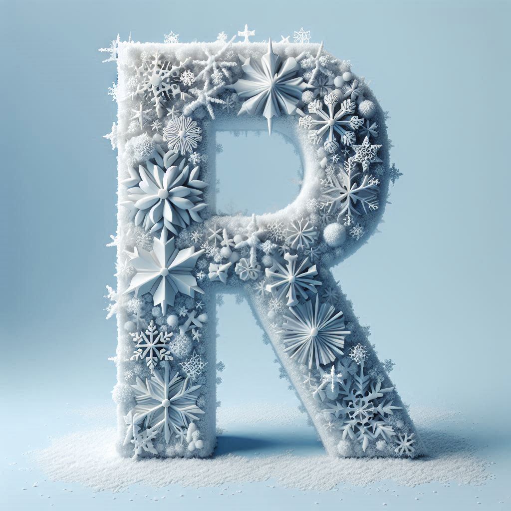 Snowflakes — litera R