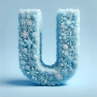 Snowflakes — litera U