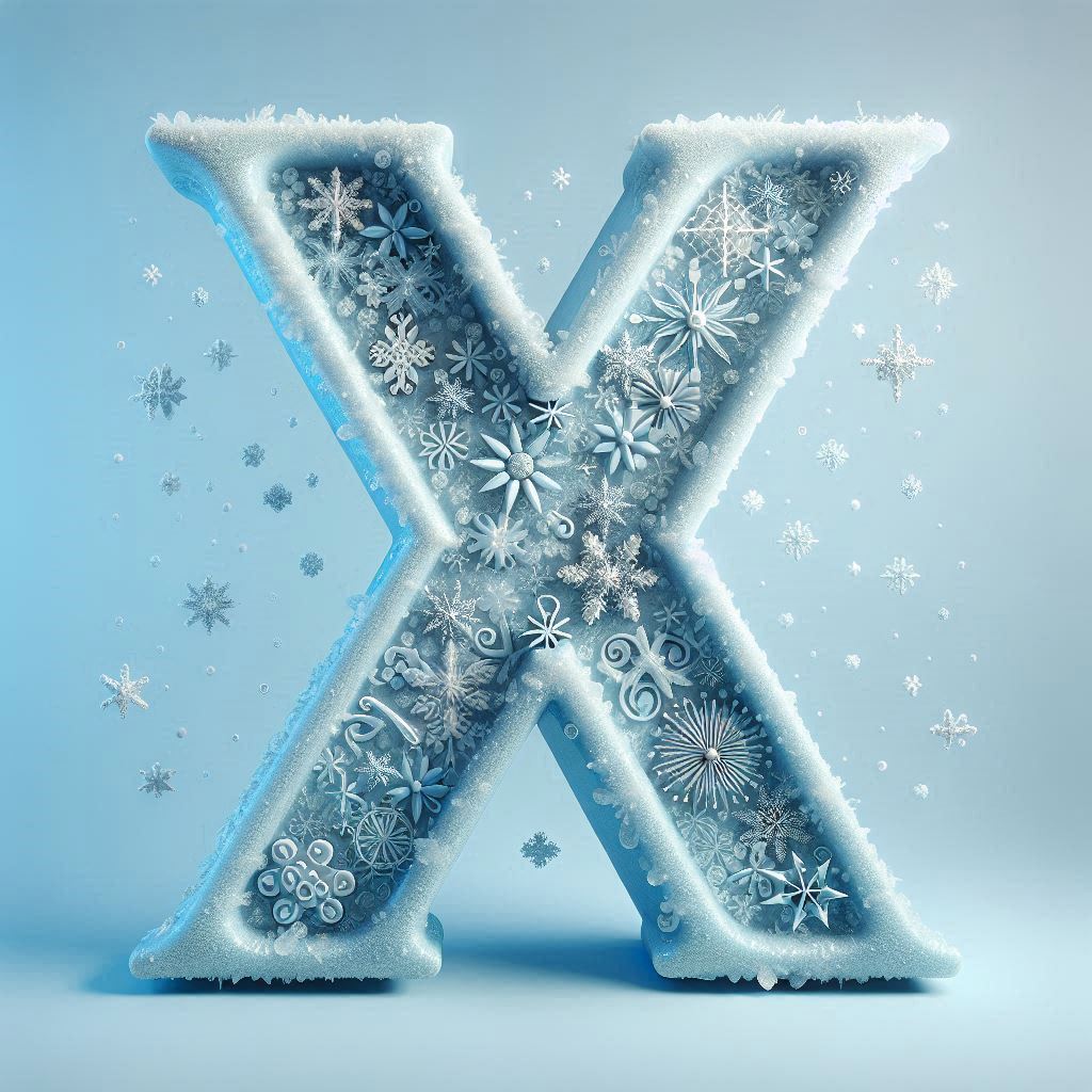 Snowflakes — litera X