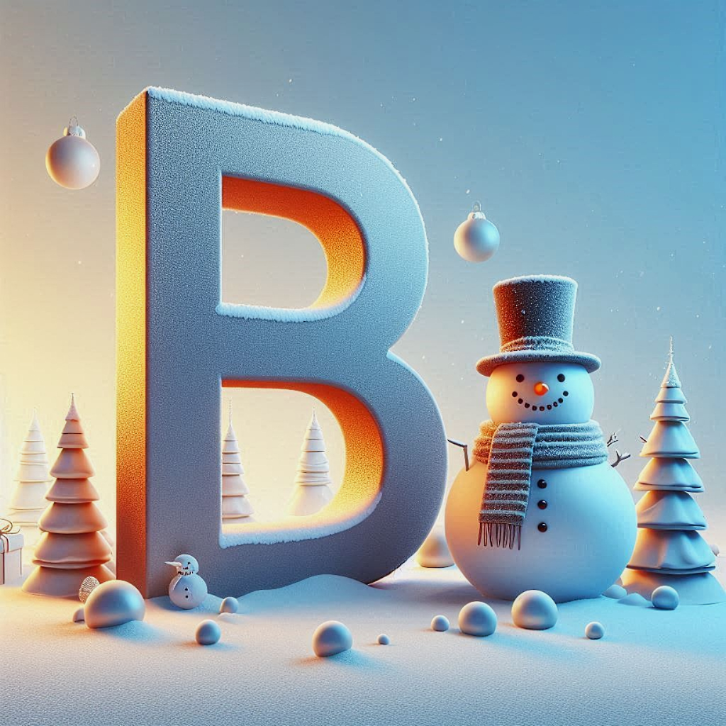Snowman 2 — litera B (wariant 2)