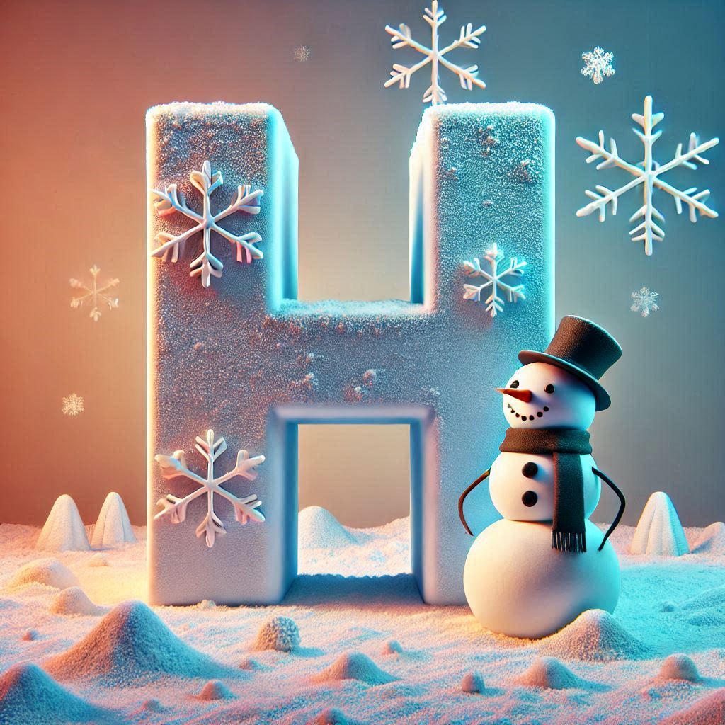 Snowman 2 — litera H (wariant 2)