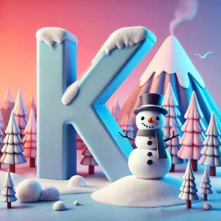 Snowman 2 — litera K
