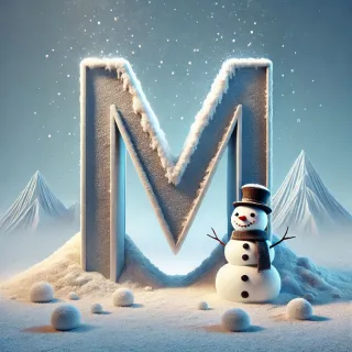 Snowman 2 — litera M