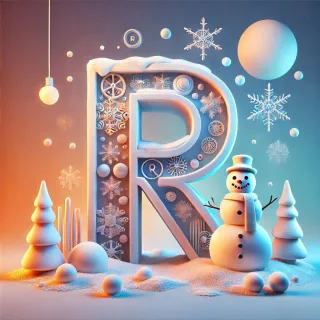 Snowman 2 — litera R