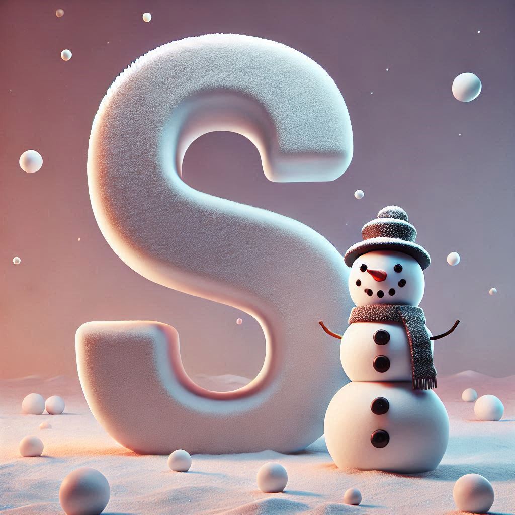 Snowman 2 — litera S (wariant 2)