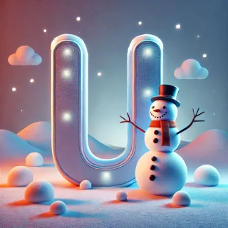 Snowman 2 — litera U (wariant 2)