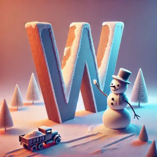 Snowman 2 — litera W