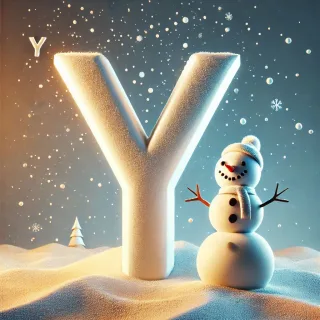 Snowman 2 — litera Y (wariant 2)