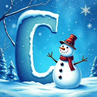 Snowman — litera C