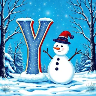 Snowman — litera Y