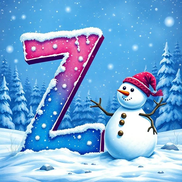 Snowman — litera Z