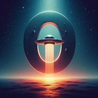 Space and ufo — litera O