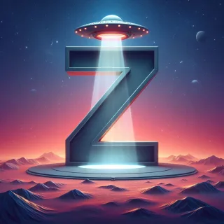 Space and ufo — litera Z