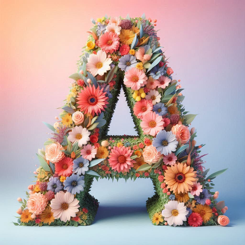 Spring flowers — litera A