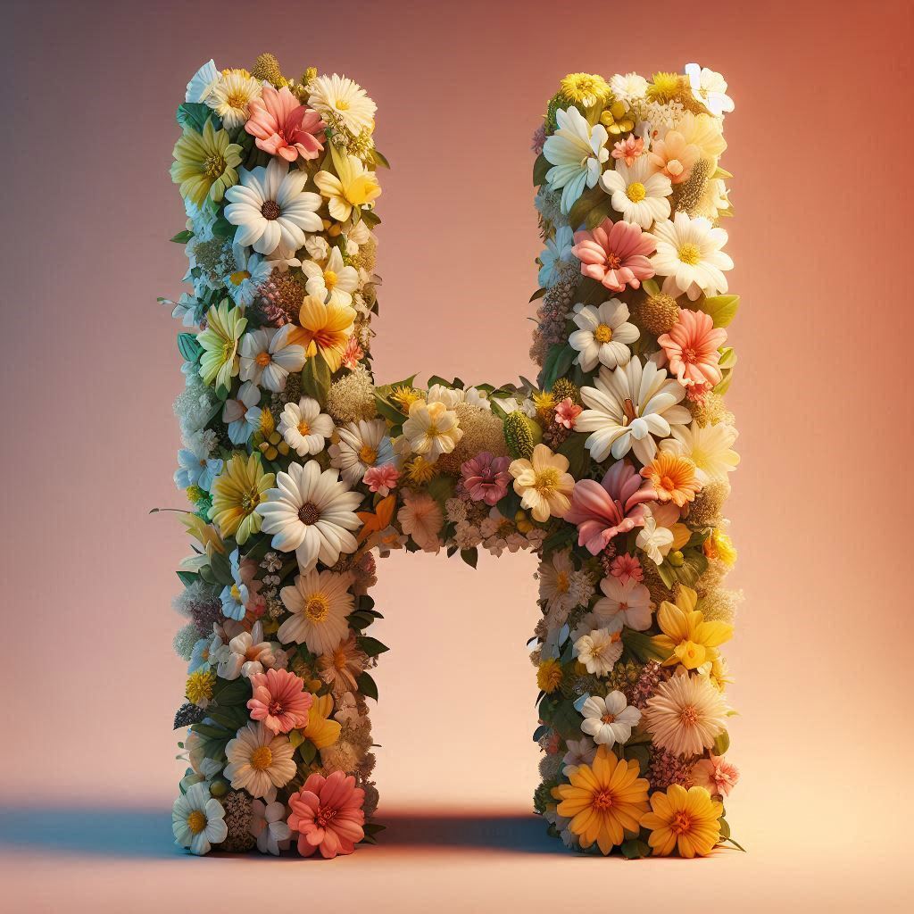 Spring flowers — litera H