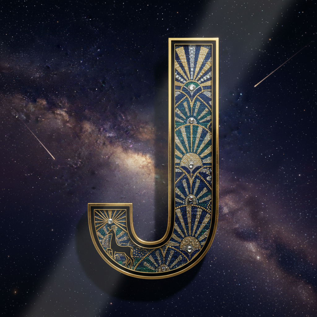 Starry sky — litera J