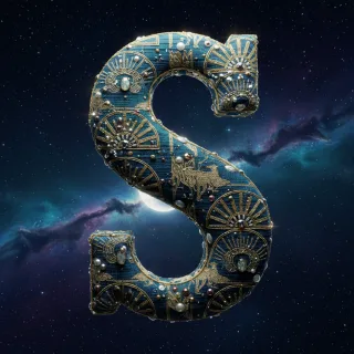 Starry sky — litera S