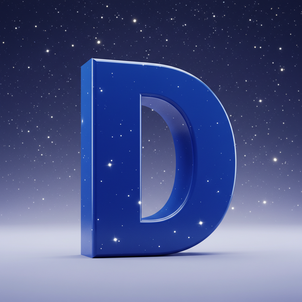 Stars 2 — litera D (wariant 2)