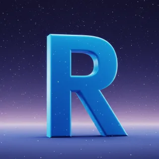 Stars 2 — litera R (wariant 2)