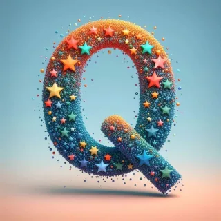 Stars — litera Q