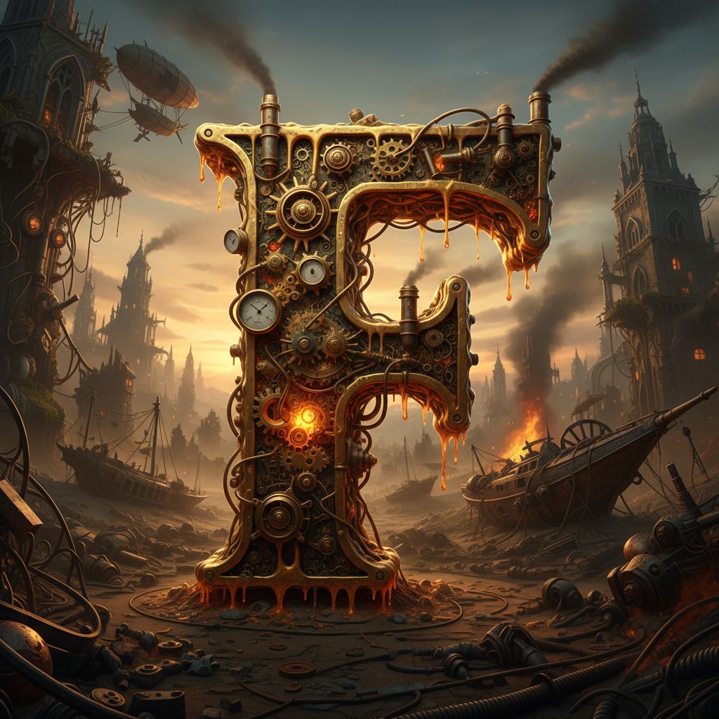Steampunk — litera F