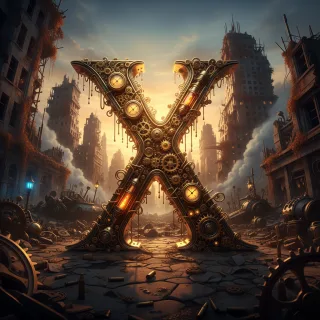 Steampunk — litera X