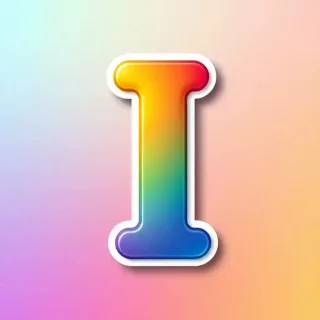Sticker — litera I