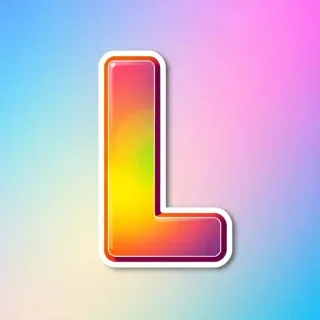 Sticker — litera L