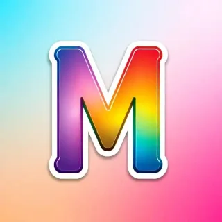 Sticker — litera M